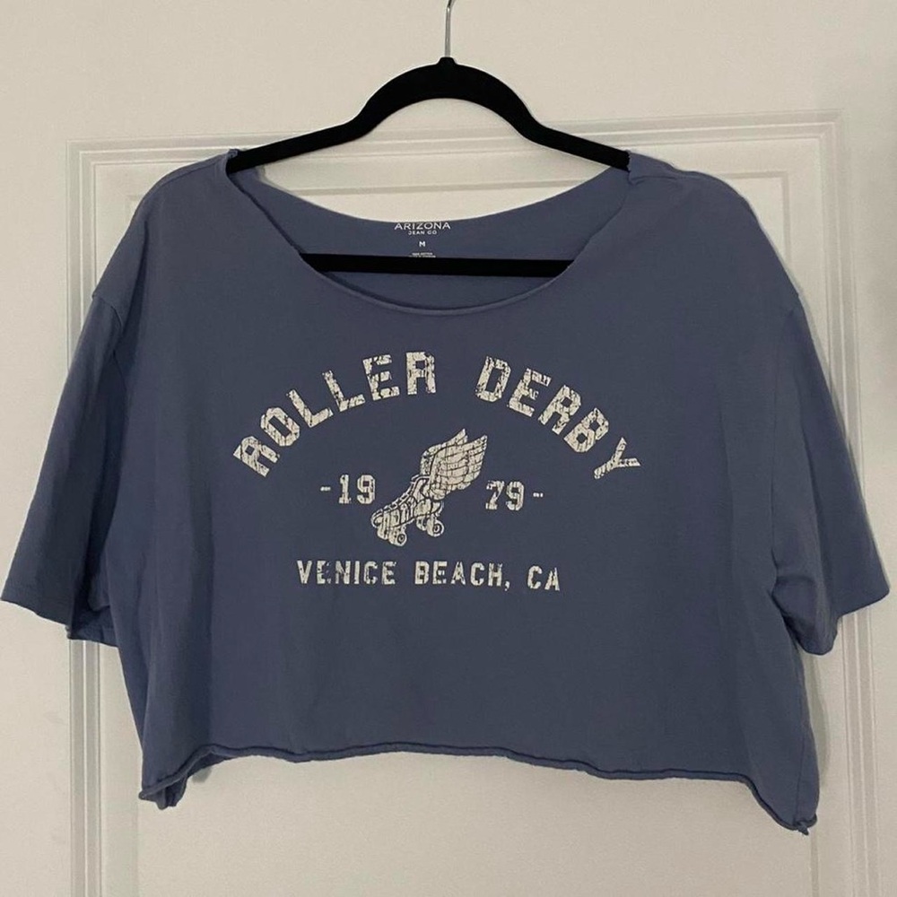 Arizona wide cut cropped T shirt